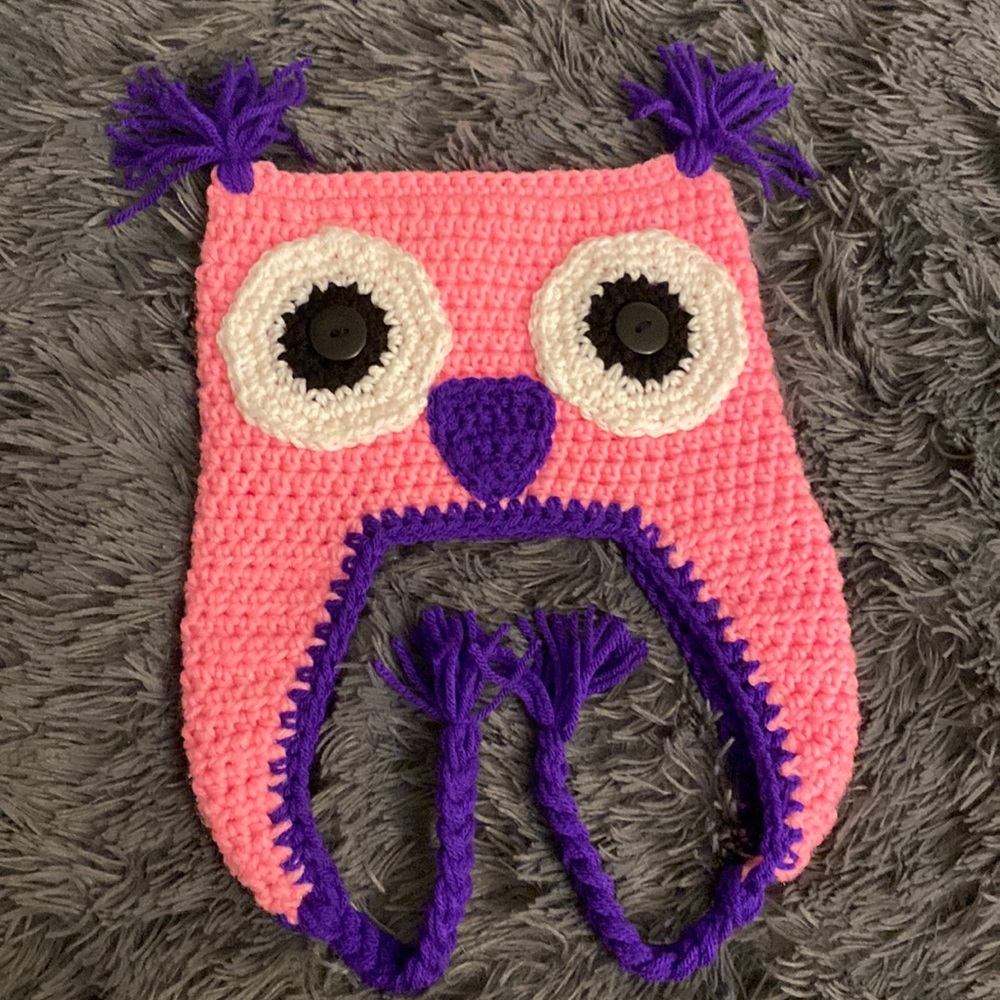 Owl Hat -crocheted